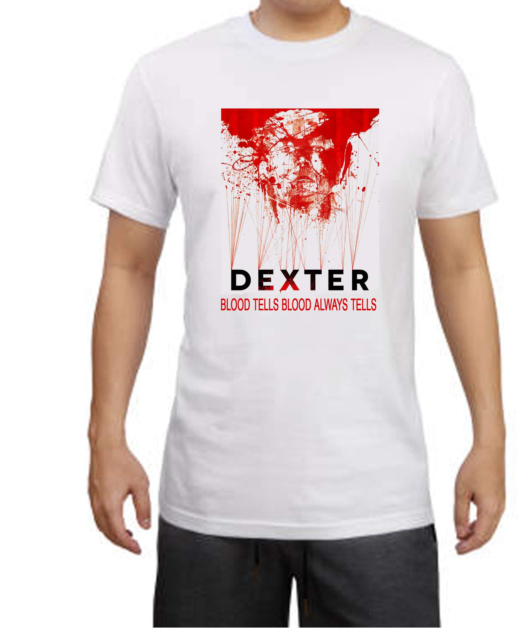 URBAN PENDUDexter Fan Tshirt for Men (White) Regular Size