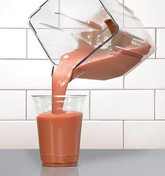 Blendtec Ultra Jar - High-Speed Blender Jar with Blunt Blade - Clear Mixing Jar with Chamfered Corner Flow Design - Replacement Container - Professional Kitchen Appliance