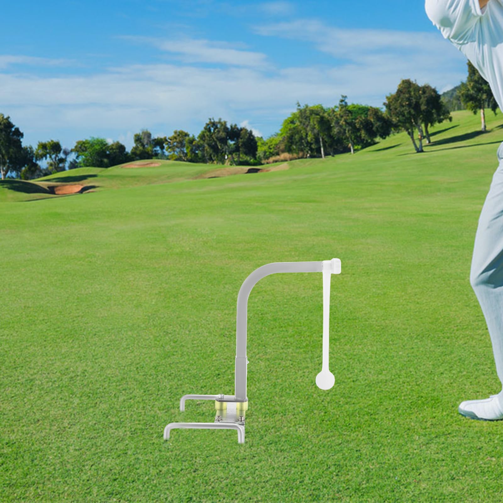 Golf Schwungtrainer Stangen, Golf Schwung Trainer, Golf Schwung Übungshilfe, Golf Schwung und Hitting Trainer für Golftraining für Indoor Outdoor Home, für Golfer Anfänger und Profis