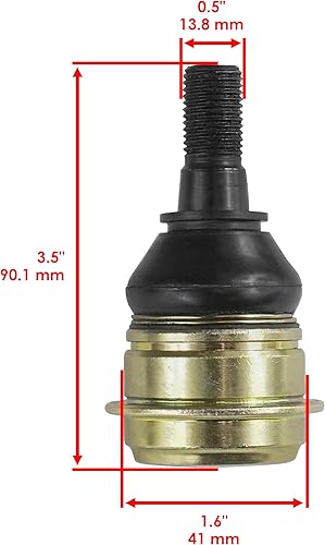 Miniatura 2 de Caltric 2 rótula superior inferior del nudillo delantero compatible con gas John Deere Xuv Gator 625 I 825 I