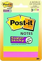 Vista 1 de Post-it - Notas súper adhesivas de 3 pulgadas x 3 pulgadas, 3