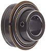 Sealmaster ER-14 Cylindrical OD Bearing, Setscrew Locking Collar, Light Contact Felt Seals, 78 Bore, 52 mm OD, 1-38 Width