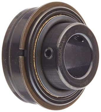ER-14 Cylindrical OD Bearing, Setscrew Locking Collar, Light Contact Felt Seals, 7/8" Bore, 52 mm OD, 1-3/8" Width