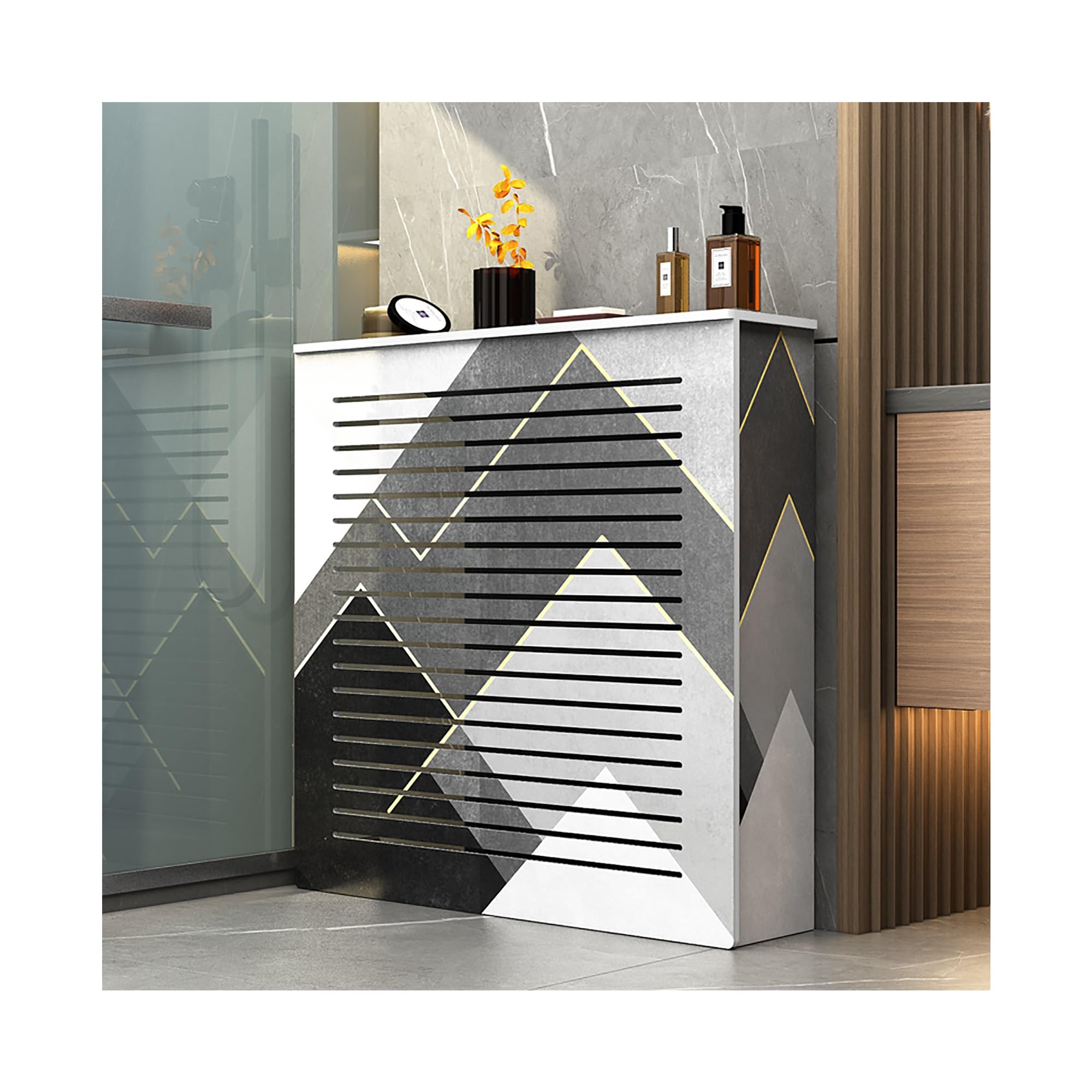Cache-radiateur robuste avec forte capacité de charge et lattes