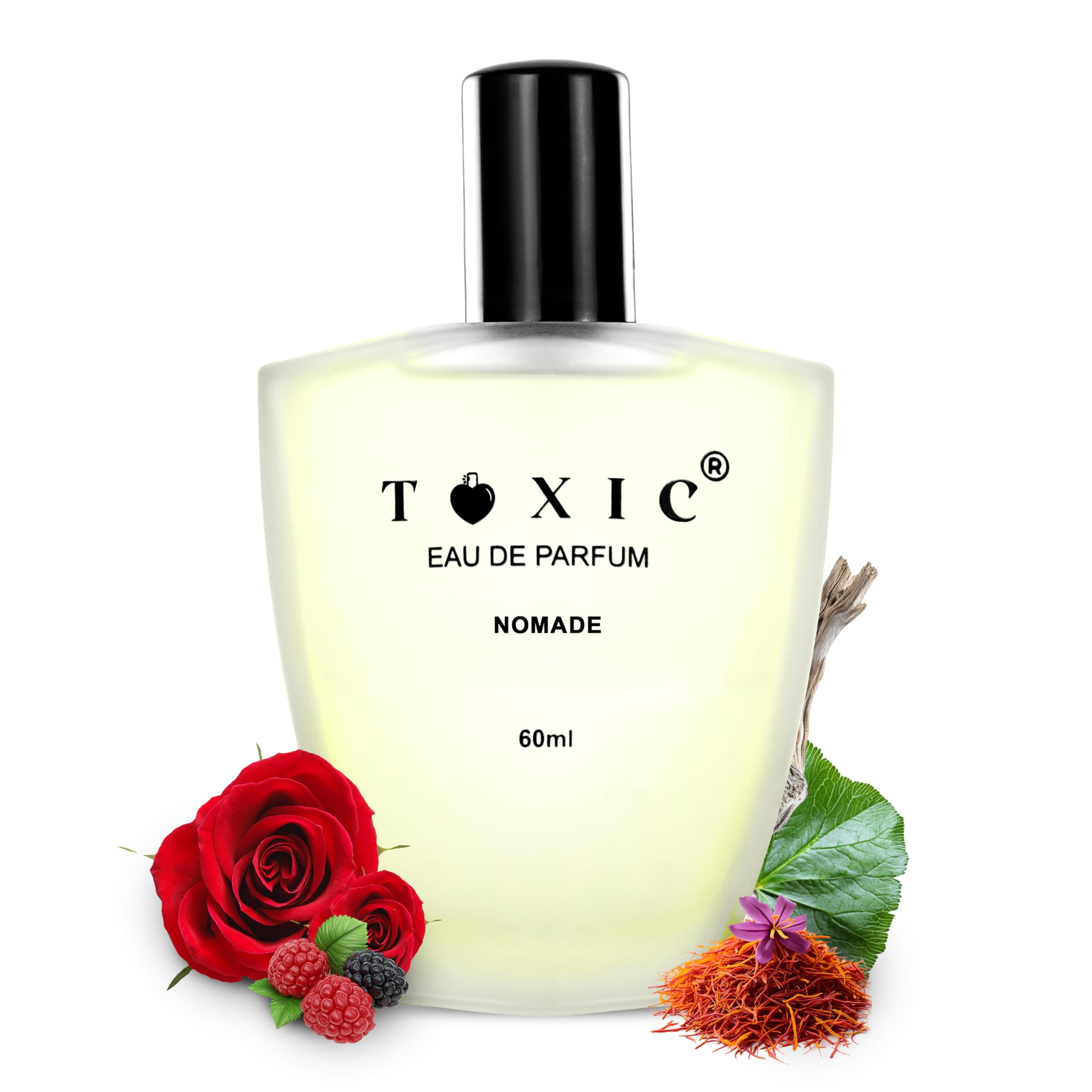 toxic nomade eau de parfum – a luxurious 60ml unisex blend of exotic oud, velvety rose & warm amber | long-lasting signature fragrance for men & women