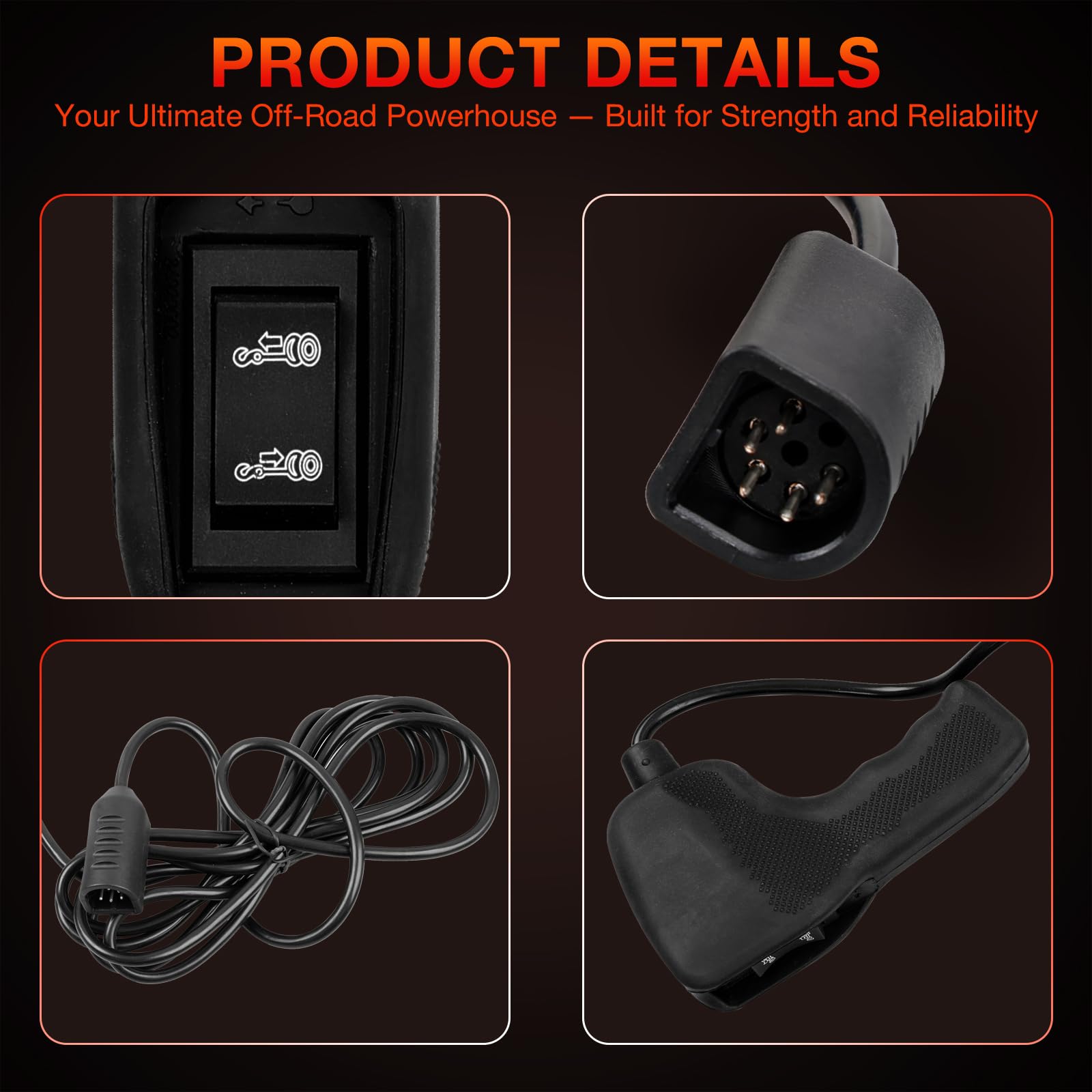 Amazon.com: 83665 Winch Remote Plug-in Truck Controller Hand Held