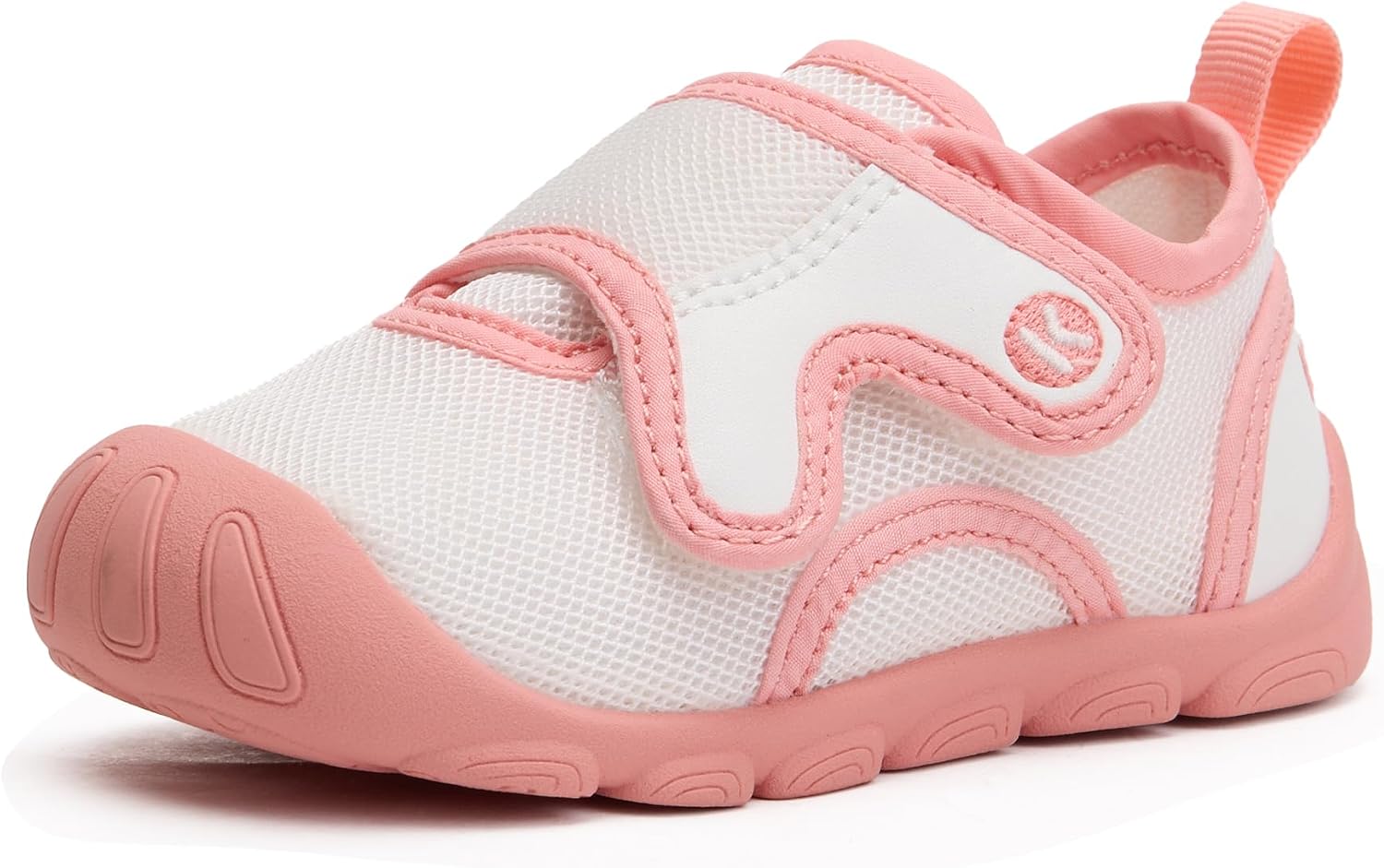 Toddler Wide Toe Box Shoes Baby Girls Boys First Walker Shoes Kids Breathable Non-Slip Lightweight Tennis Indoor Sneakers
