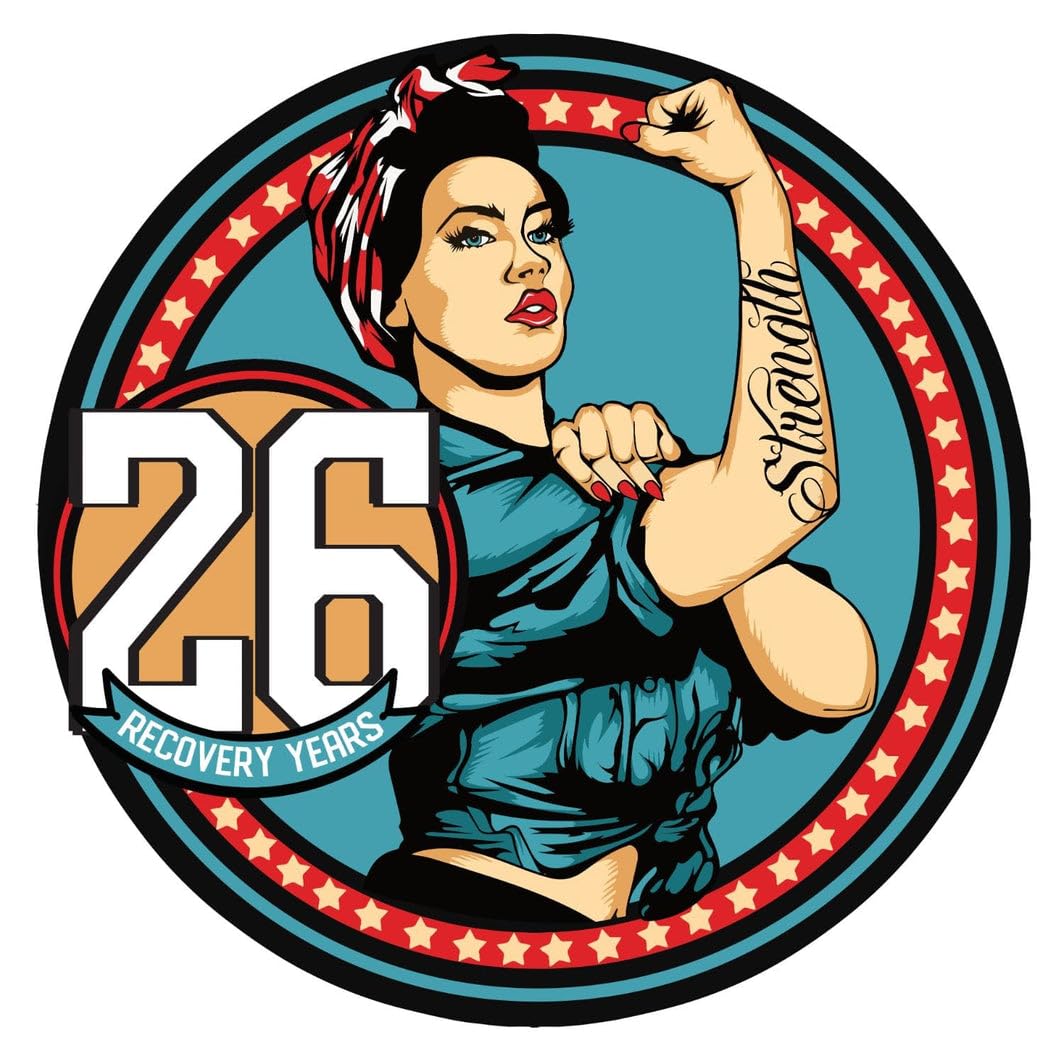 MYRECOVERYSTORE Rosie Recovery AA Medallions - Sobriety Coin, AA Chips and Medallions with 3rd Step Prayer, Unique Alcoholics Anonymous Gift AA Coins,