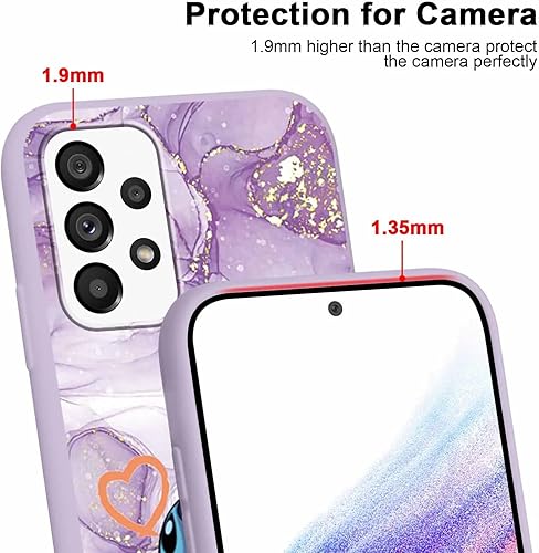 Miniatura 4 de Paquete de 2 bonitas fundas de dibujos animados para Samsung Galaxy A53 5G, 6.5 pulgadas, funda protectora de TPU suave a prueba de golpes para