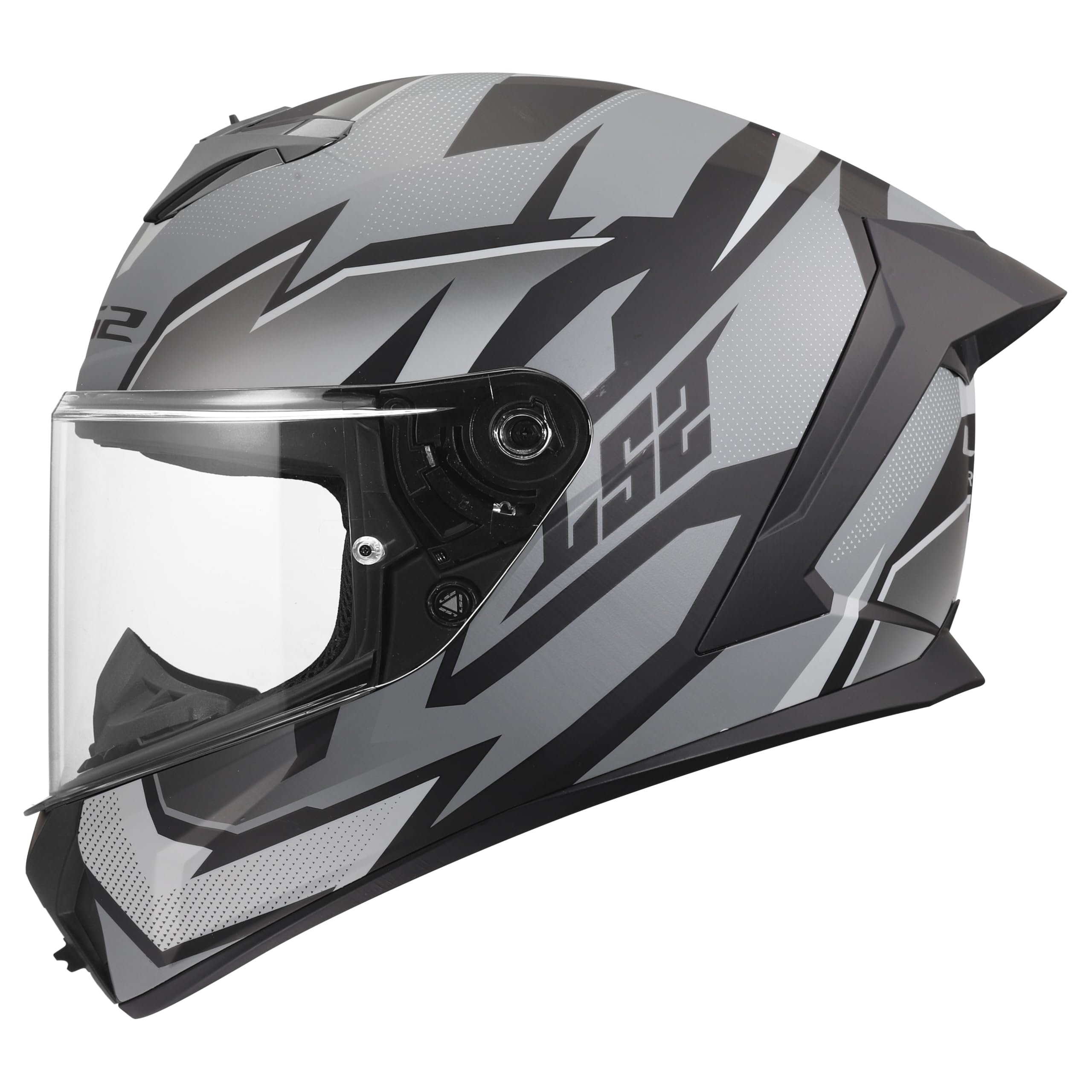 LS2, Casco Moto Integral RAPID III XTREM Black Grey, S