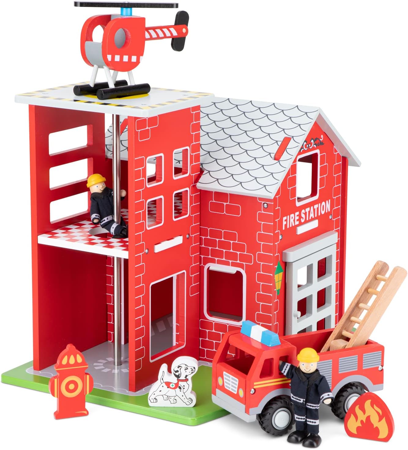 Crеаtіvе Prоduсt New Classic Toys Casa de Bomberos, Multicolor (11020)