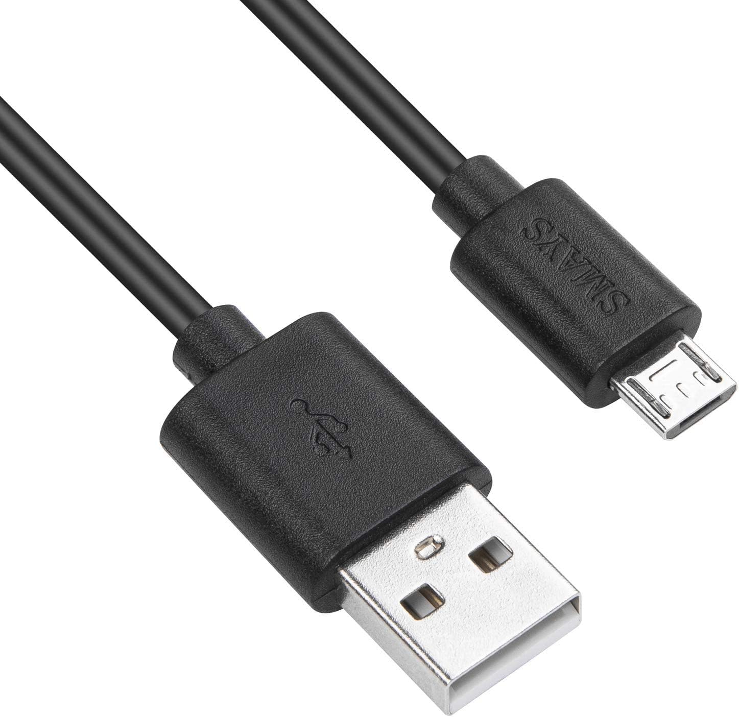 One-Day Sale: Up to 80% Off Alexa Replacement Power Cord - 6ft Micro USB Cable Support Charge and Data Transfer (2-Pack)