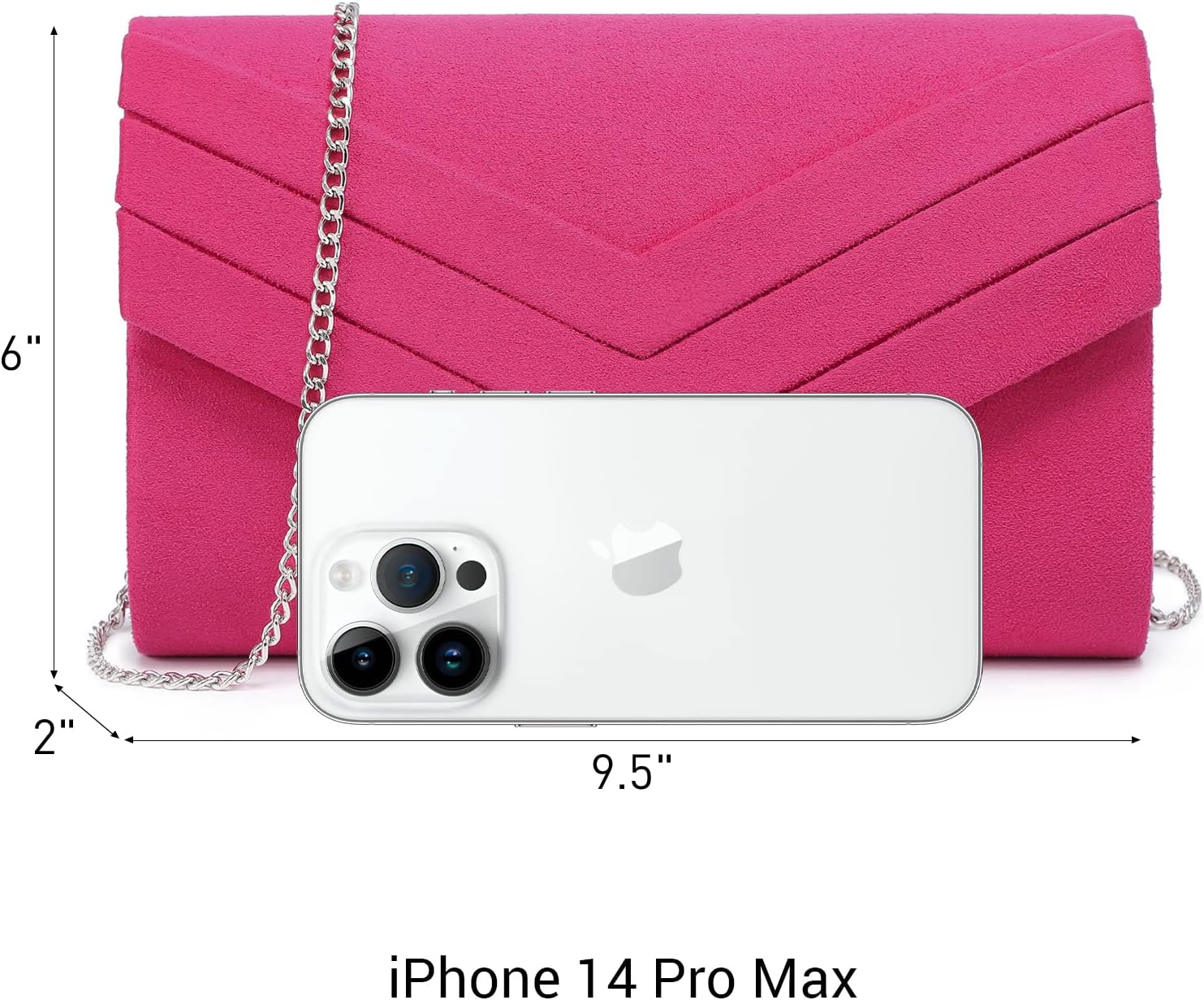 Dasein Women's Evening Bags Formal Party Clutches Wedding Purses Cocktail Prom Handbags - Image 3