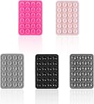 5 Pcs Silicone Phone Suction Mount, Strong Holder Case Adhesive Mount Sticky Cup Phone Grip Accessories Compatible for iPhone Android Selfies and Videos (Colorful 2)
