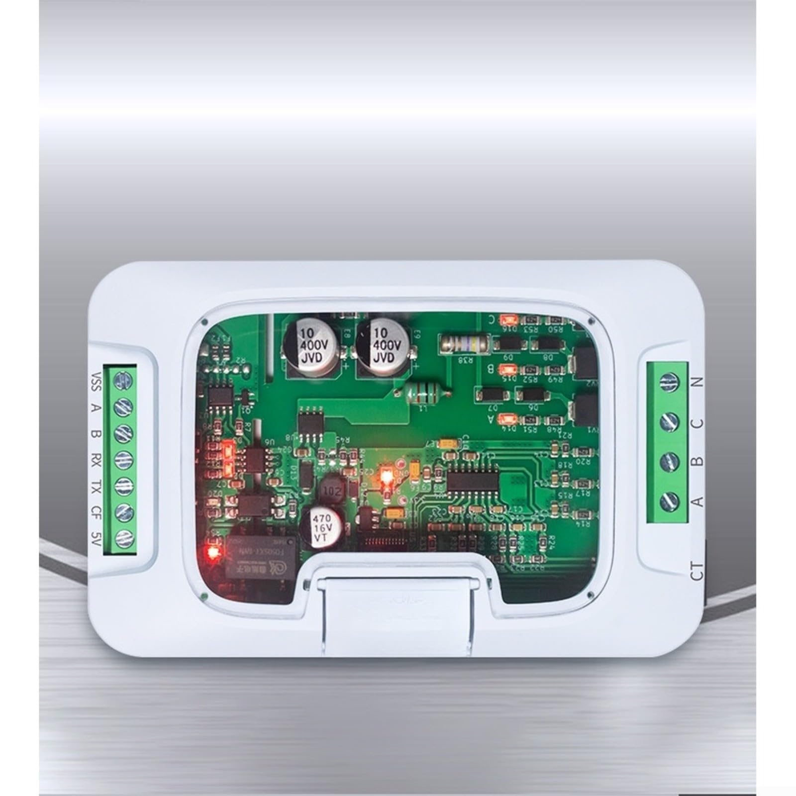 Misuratore di potenza con modbus RTU sopra RS485, tensione