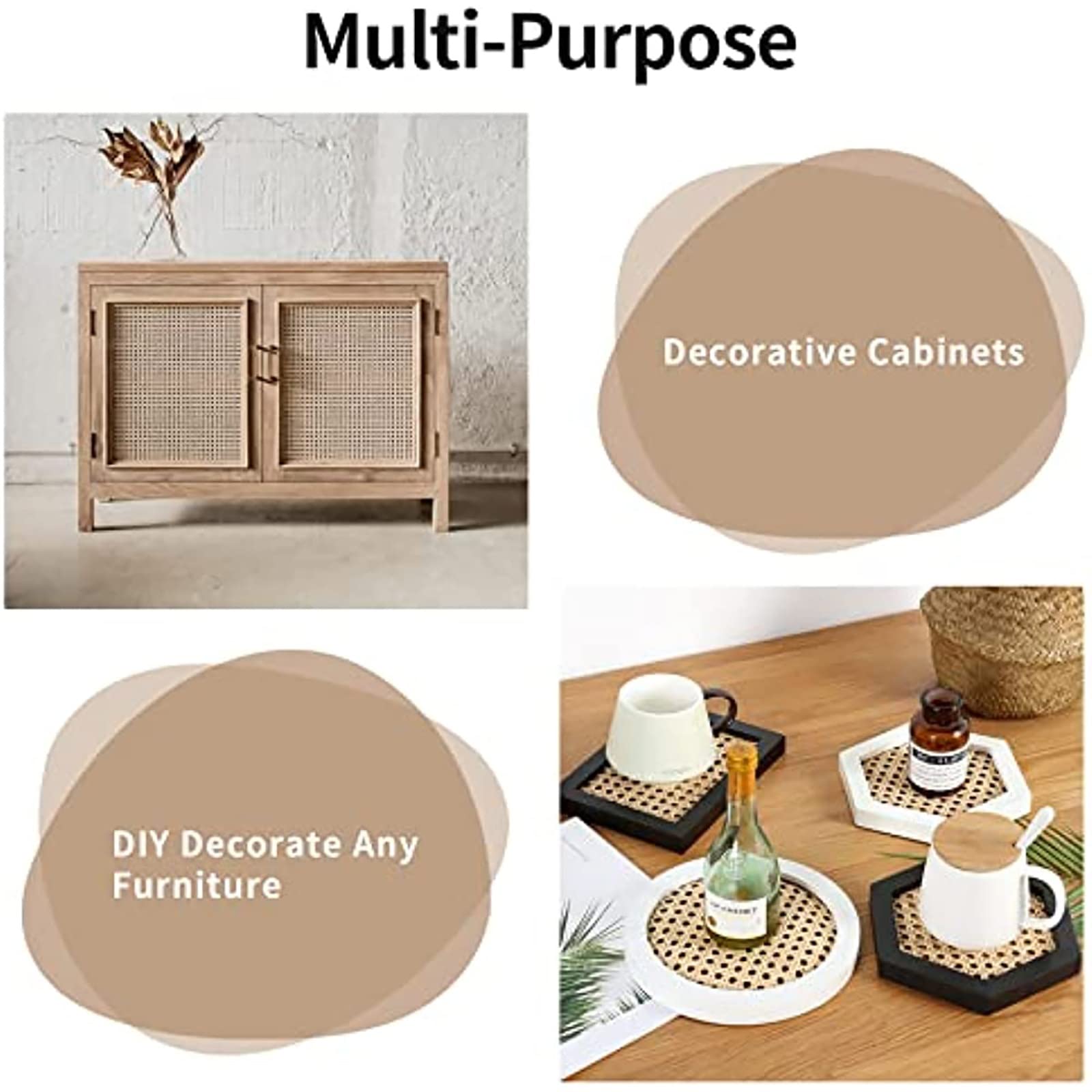 Rotolo Fettuccia Canna 40x200 Cm - Per Fai Da Te, Sedie, Mobili In Legno - Foto 3