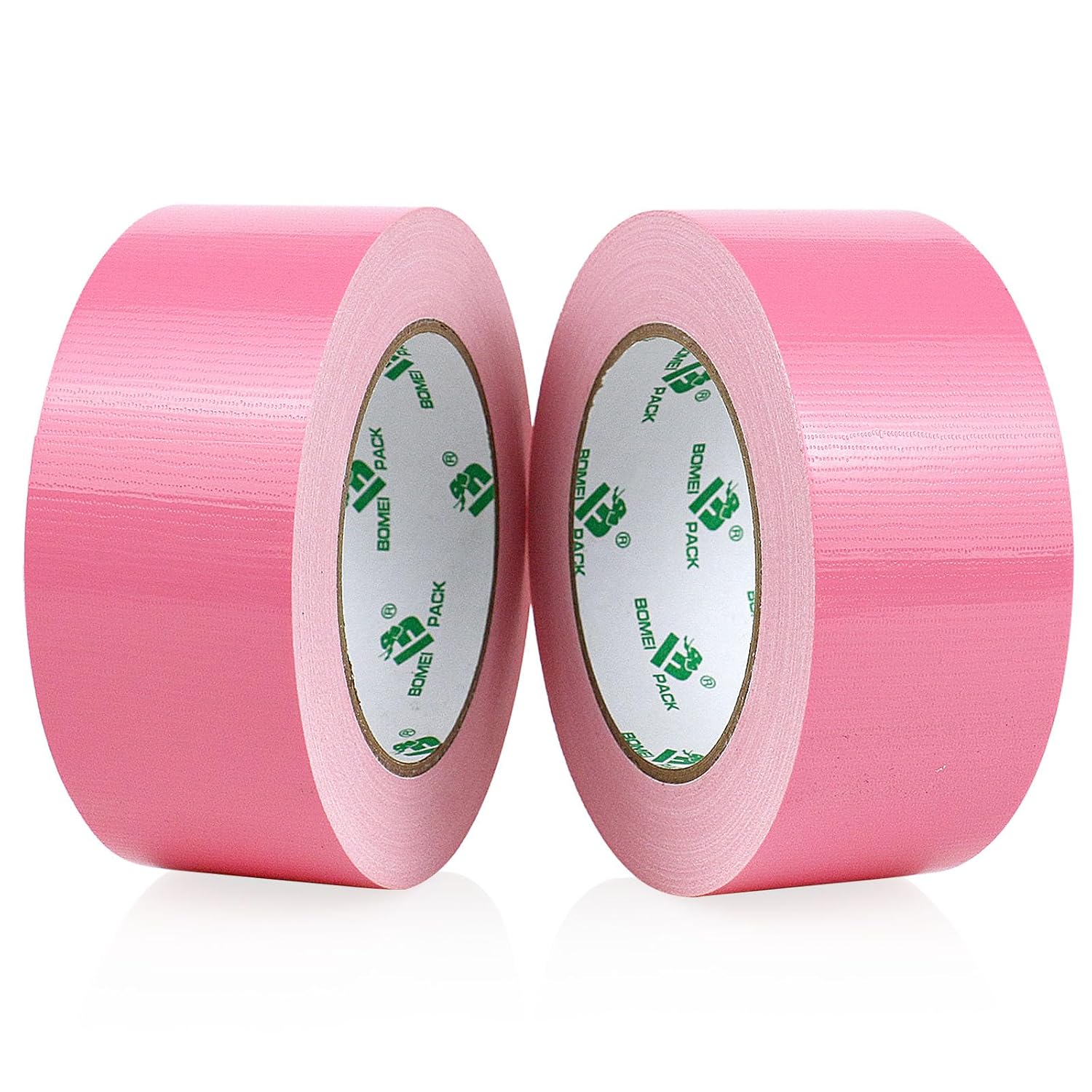 BOMEI PACK Color Duct Tape Pink, Heavy Duty Strong Industrial Duct Tape 9mil x 1.88inch x 30yds for Packing and Repairing
