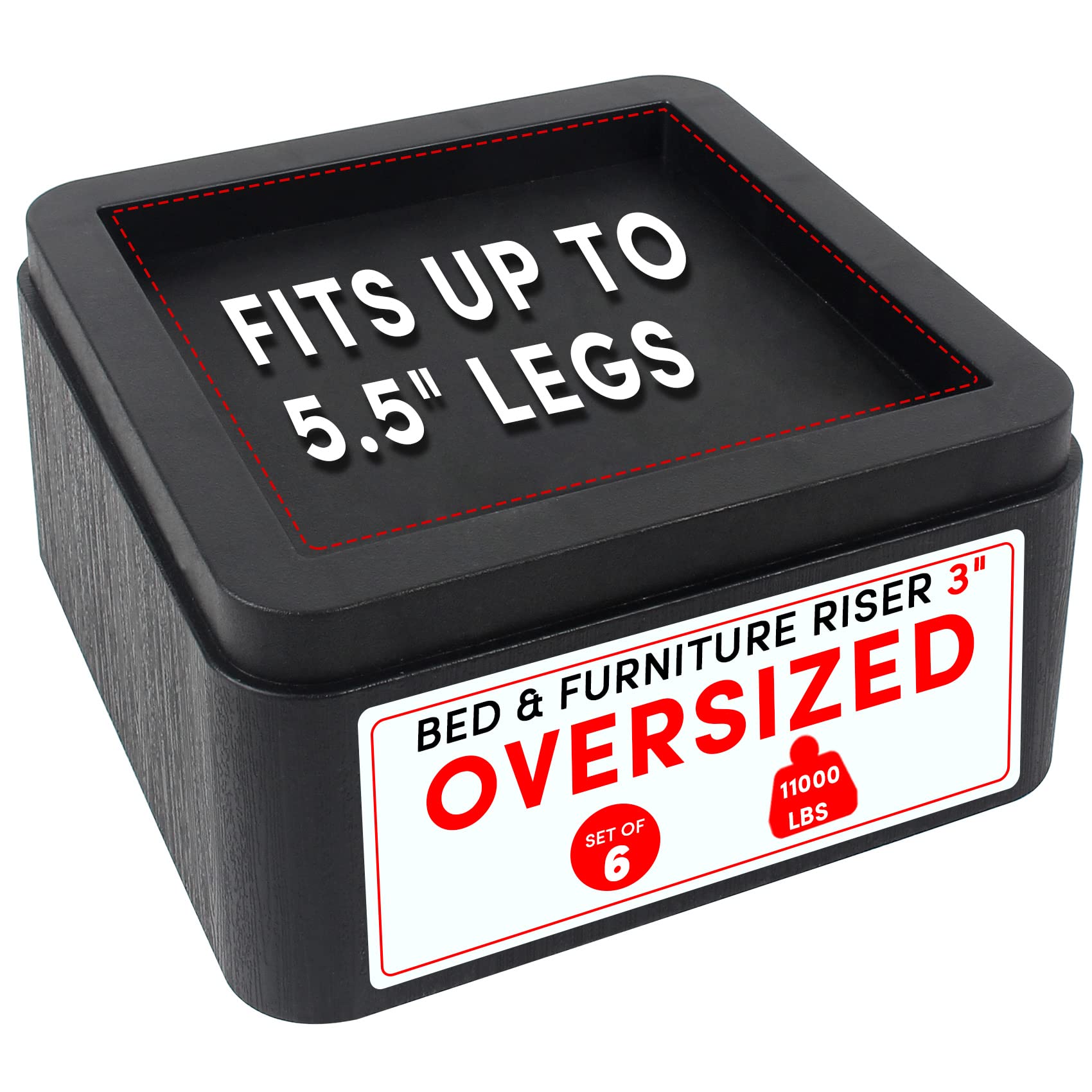 Raise Your Bed or Sofa - DEDU Bed Risers -13