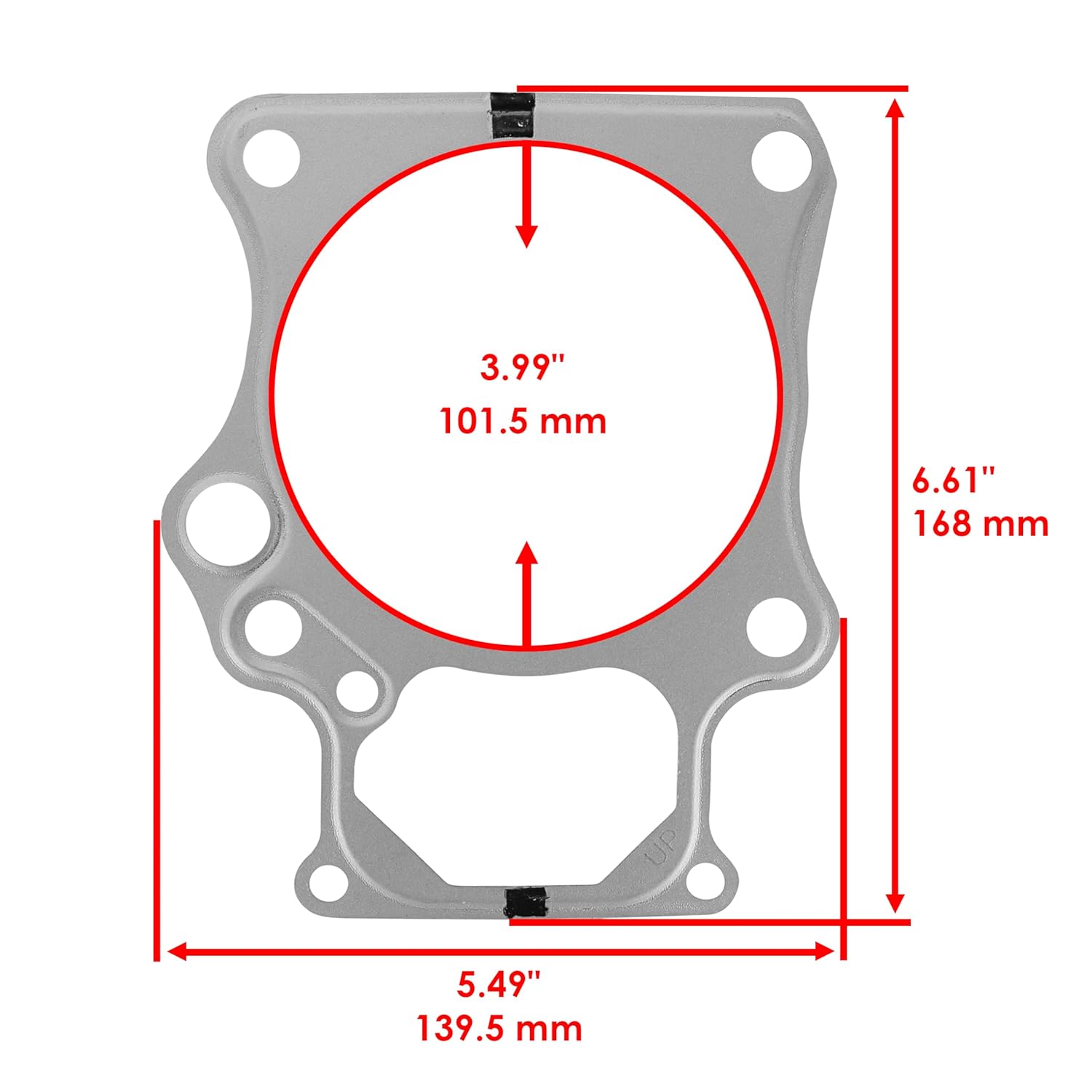 Caltric Top End Gasket Set Compatible with Honda Rancher 420 TRX420TM 2WD Manual 2009 2010 2011 2012 2013