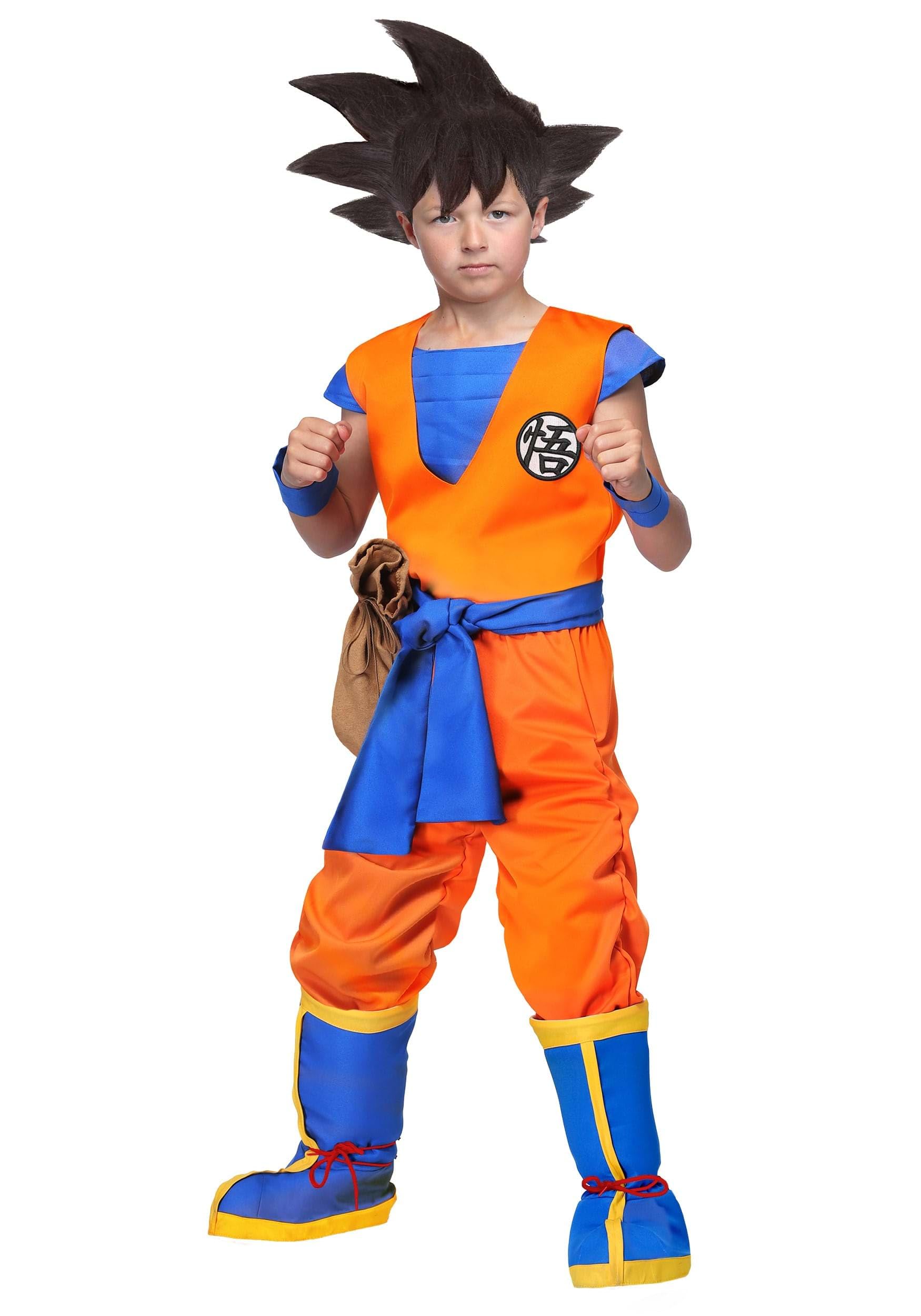 Fun Costumes Dragon Ball Z Goku Costume for Boy's, Kid's Anime Goku Halloween Costume, Dragon Ball Z Outfit