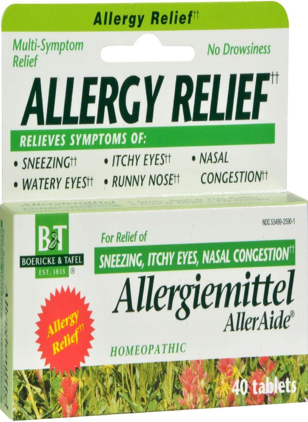 Boericke & Tafel - Allergiemittel Alleraide 40 Tablets 58823