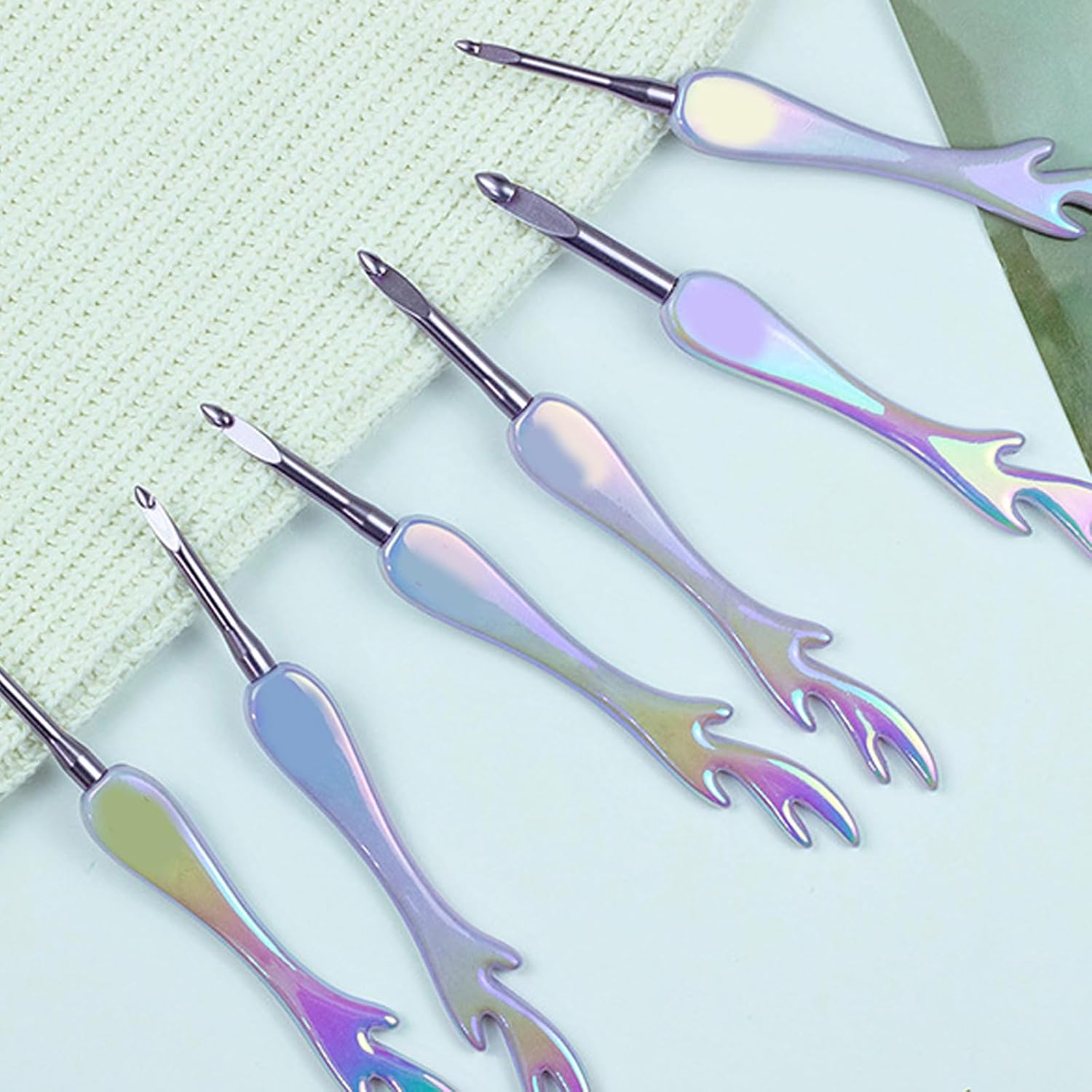 Hook Set Ergonomic Designs Comfortable Grip Ideal for Enthusiasts and Projects Crochet Hook