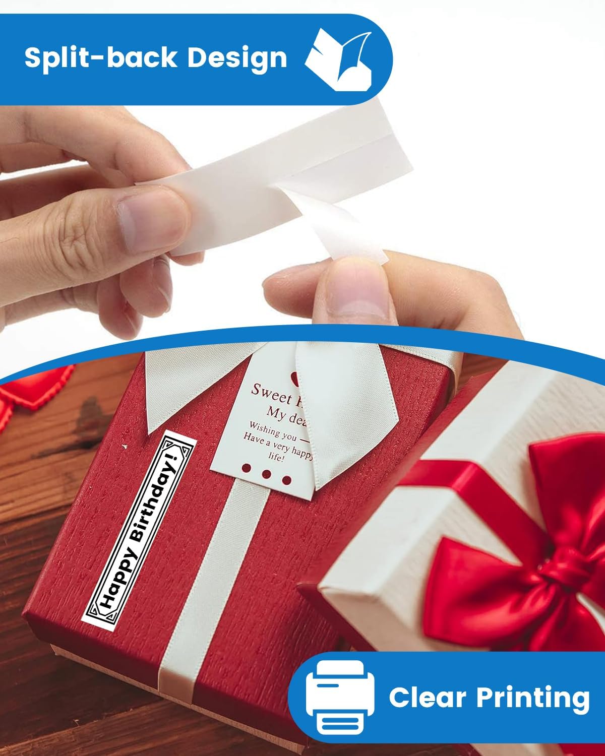 Anycolor Replace for Brother P Touch Label Tape TZe TZ Tape 12mm 0.47 Laminated White TZe-231 Label Maker Tape Compatible with Ptouch PT-D210 PT-D220 PT-H110 PT-D610BT PT-D600 PT-D410 PT-D400, 5p - Image 4