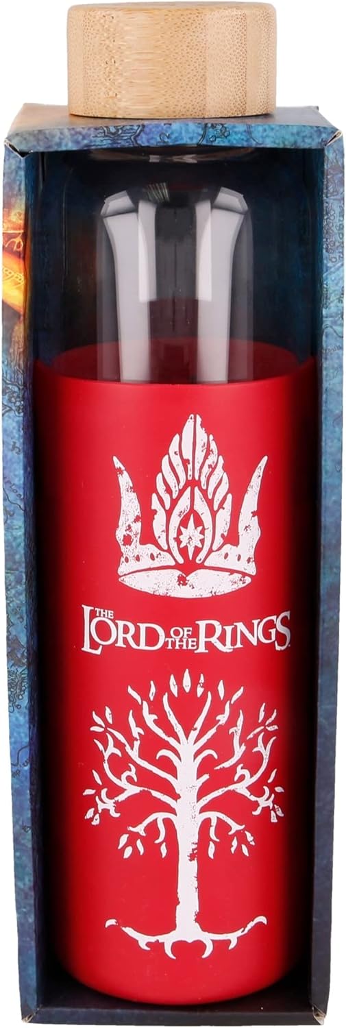 Stor - Lord of the Rings bottle with silicone case, 580 ml