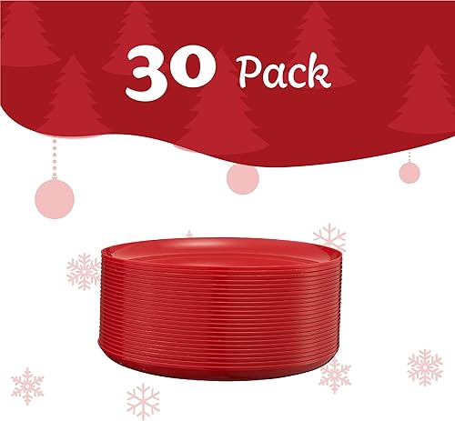 Miniatura 30 de [30 Pack 16 OZ Bowls] Edge Collection Mint Green Plastic Party Soup Bowls Premium heavyweight Elegant Disposable Tableware Dishes