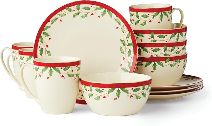 Lenox 146504020 Holiday Bread & Butter Plate, Christmas Dinnerware