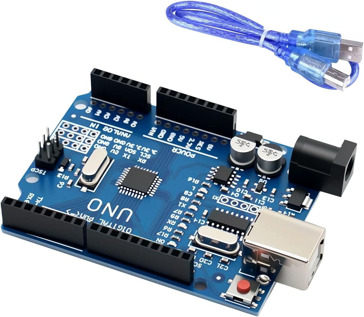UNO R3 Improved Board, ATmega328P Chip, Compatible with Arduino IDE ...