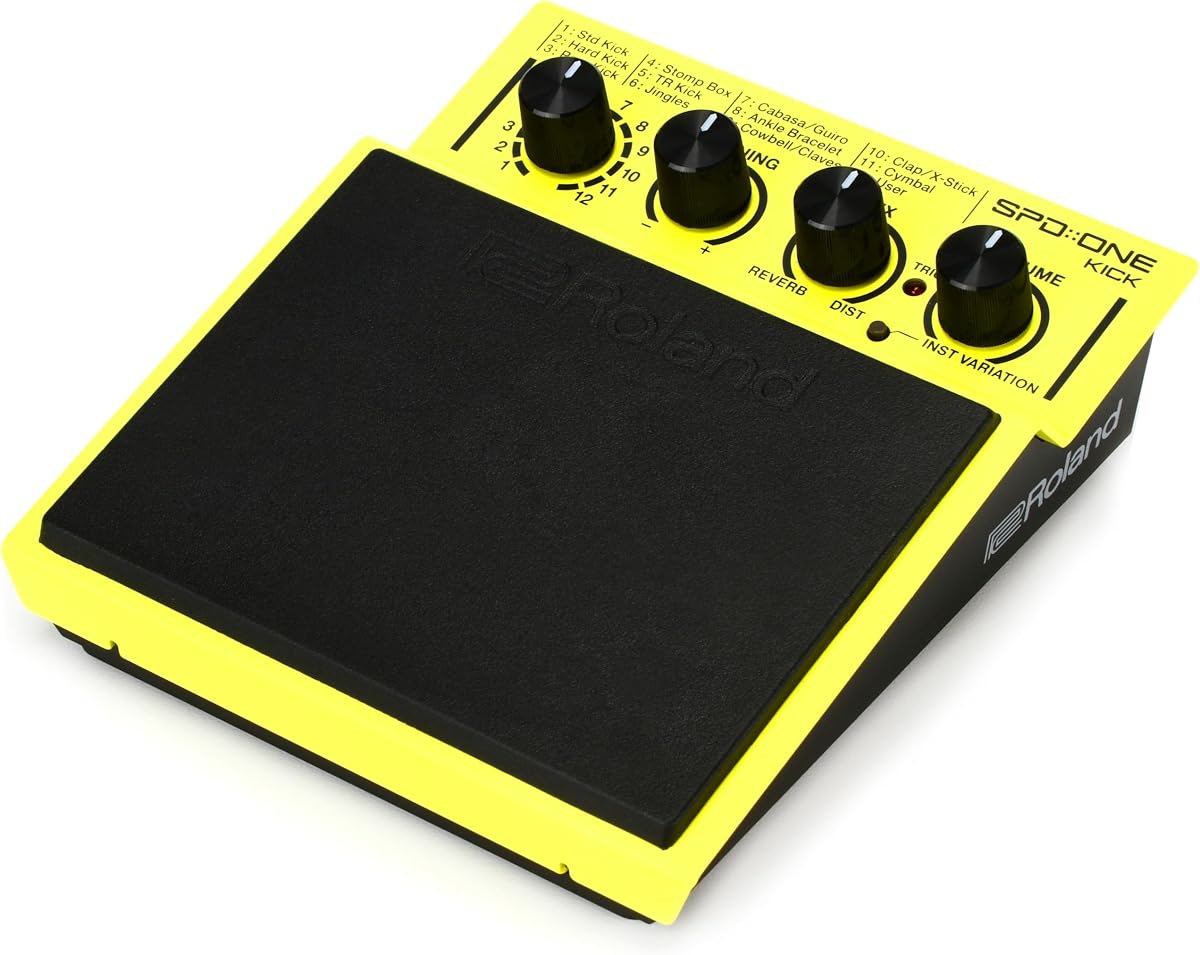 Batería Electrónica de Percusión, Patada (SPD-1K), Amarilla