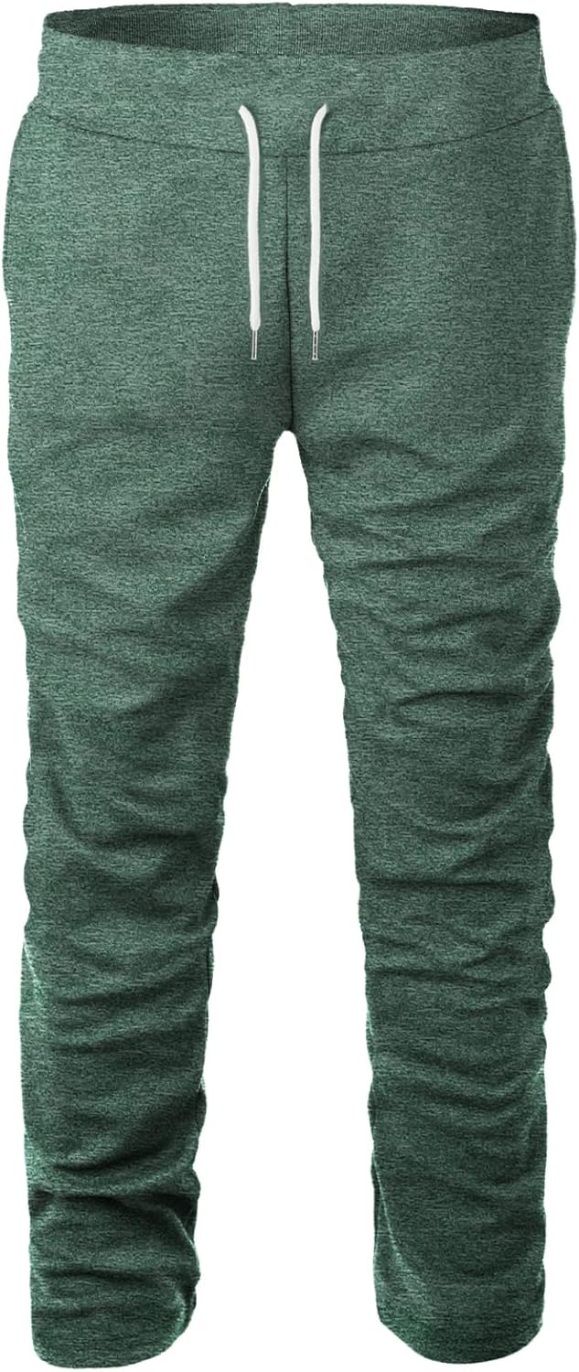Ohoo Sweatpants for Men with Pockets Running Jogging Workout Track Pants