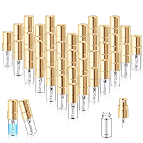 Miniatura 17 de Zhehao - 200 unidades de mini botellas de spray de 5 ml, botellas de vidrio transparente para perfume, atomizador de perfume recargable