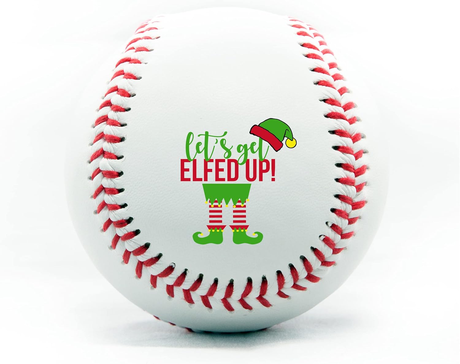 Christmas Personalized Printed Baseball - Best Holiday Season Printed Gift Custom Baseball -Official Size -Happy Holidays Present- Gifts for Women Gifts for Men : Sports & Outdoors