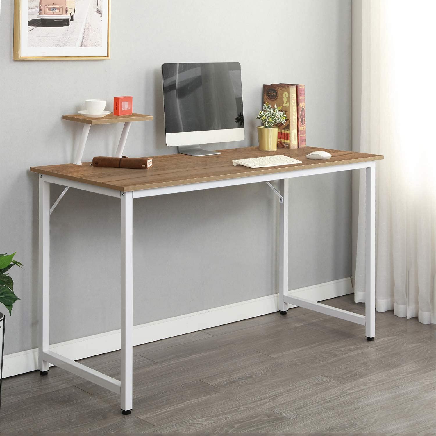 soges Escritorios 100 cm x 50 cm Mesa de Ordenador Compacto Resistente Home Escritorio Oficina Escritorio para reunión formación Escritorio estación de Trabajo