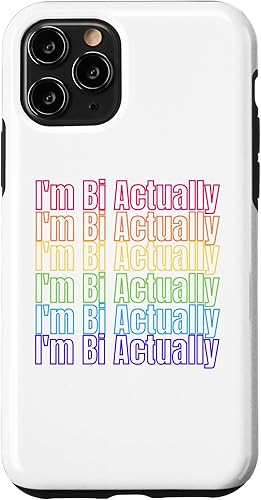 Funda estética LGBTQ para iPhone 11 Pro I'm Bi Really Bi Pride