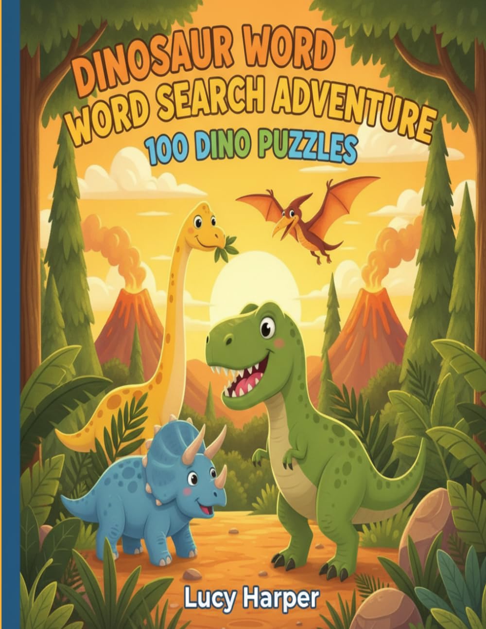 Dinosaur Word Search: 100 Fun Puzzles (Word Searches For Kids)