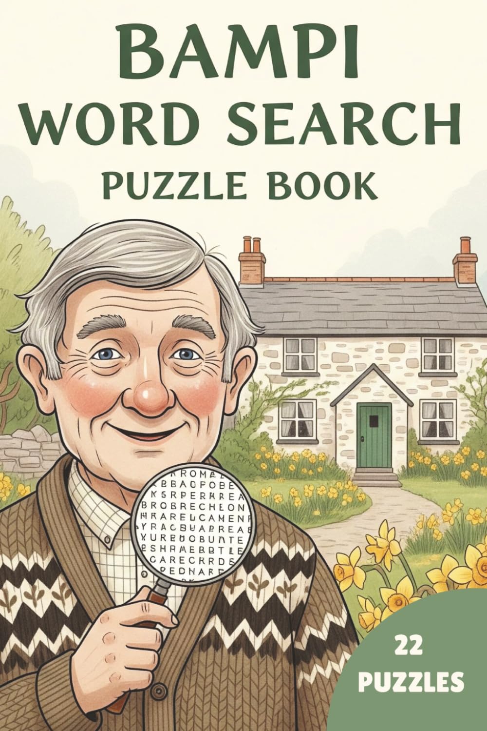 Bampi Wordsearch Puzzle book Large Print: Tad, Taid, Grampy, Grandad, Grandpa, South Wales, Word search, Gift, Father's day, Grandparent, Christmas, Welsh, 6X9, 22 Puzzles, Paperback