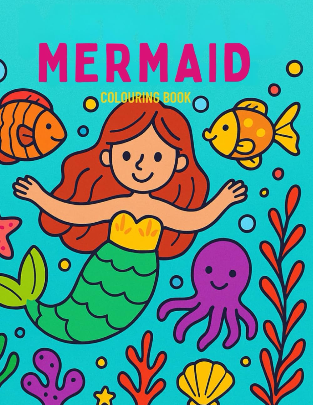 Mermaid Colouring Book