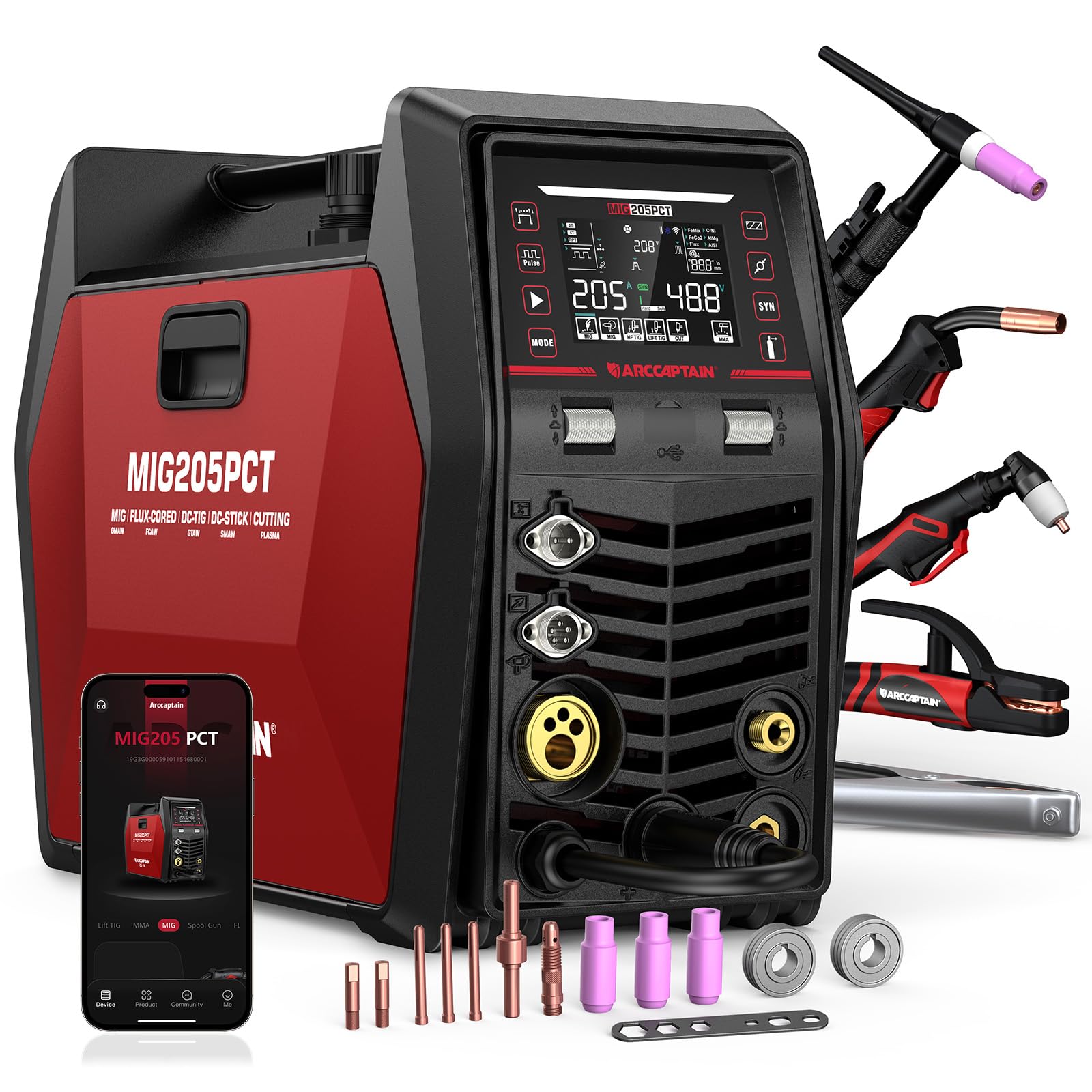 ARCCAPTAIN MIG Welder - 9-in-1 Welding Machine -10 ARCCAPTAIN MIG Welder - 9-in-1 Welding Machine -10