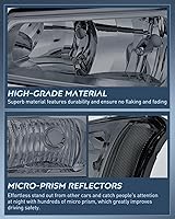 Vista 78 de Nilight Conjunto de luz trasera compatible con Chevy Silverado 1500 1500HD 2500 2500HD 2500 2500HD 3500 2007 Chevrolet Classic OE Style lámpara Lado