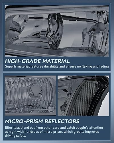 Vista 112 de Nilight Conjunto de luz trasera para Chevy Silverado 1500 1500HD 2500 2500 2500HD 3500 2007 Chevrolet Classic OE estilo pasajero lámpara trasera