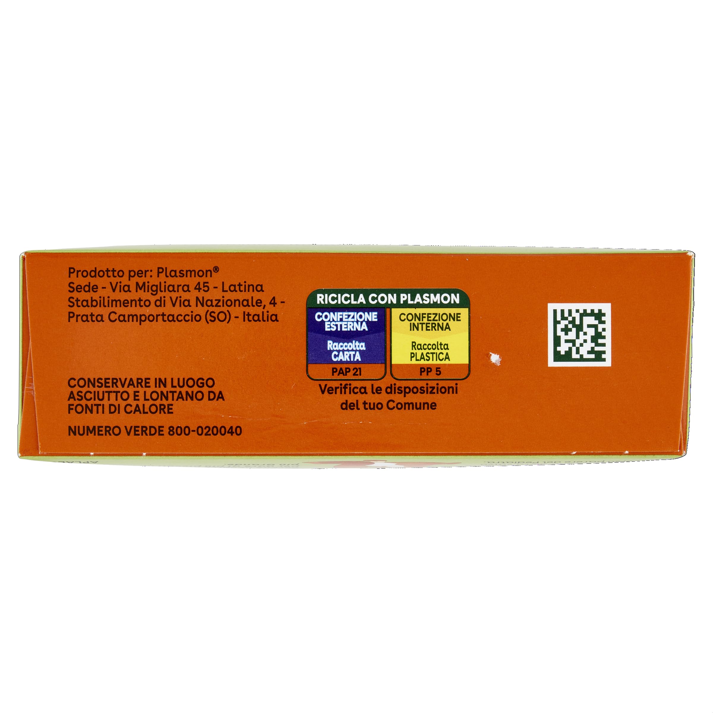 Plasmon Pastina Fili d'Angelo 12x300g, da 6 Mesi