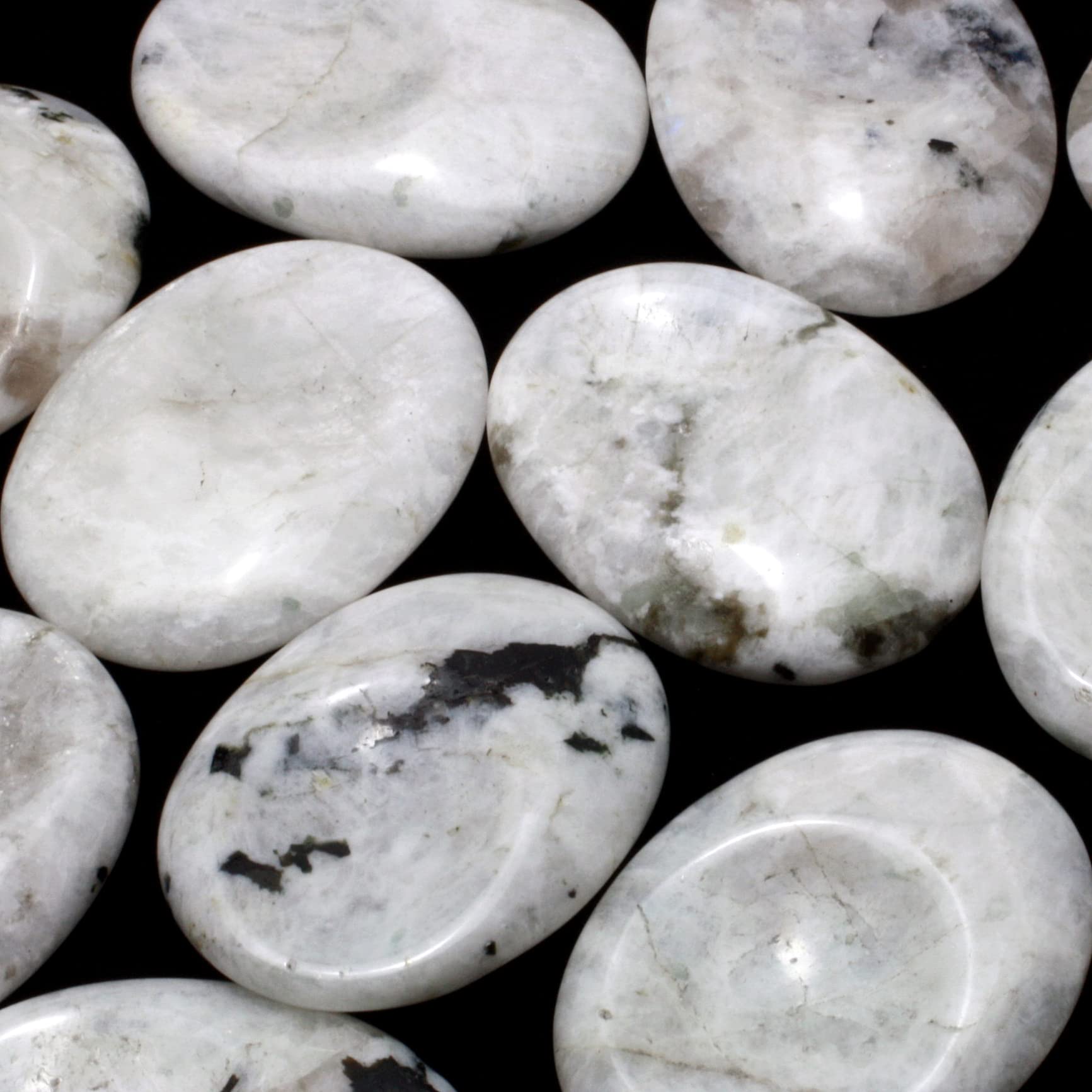 CrystalAge Rainbow Moonstone Thumb Stone