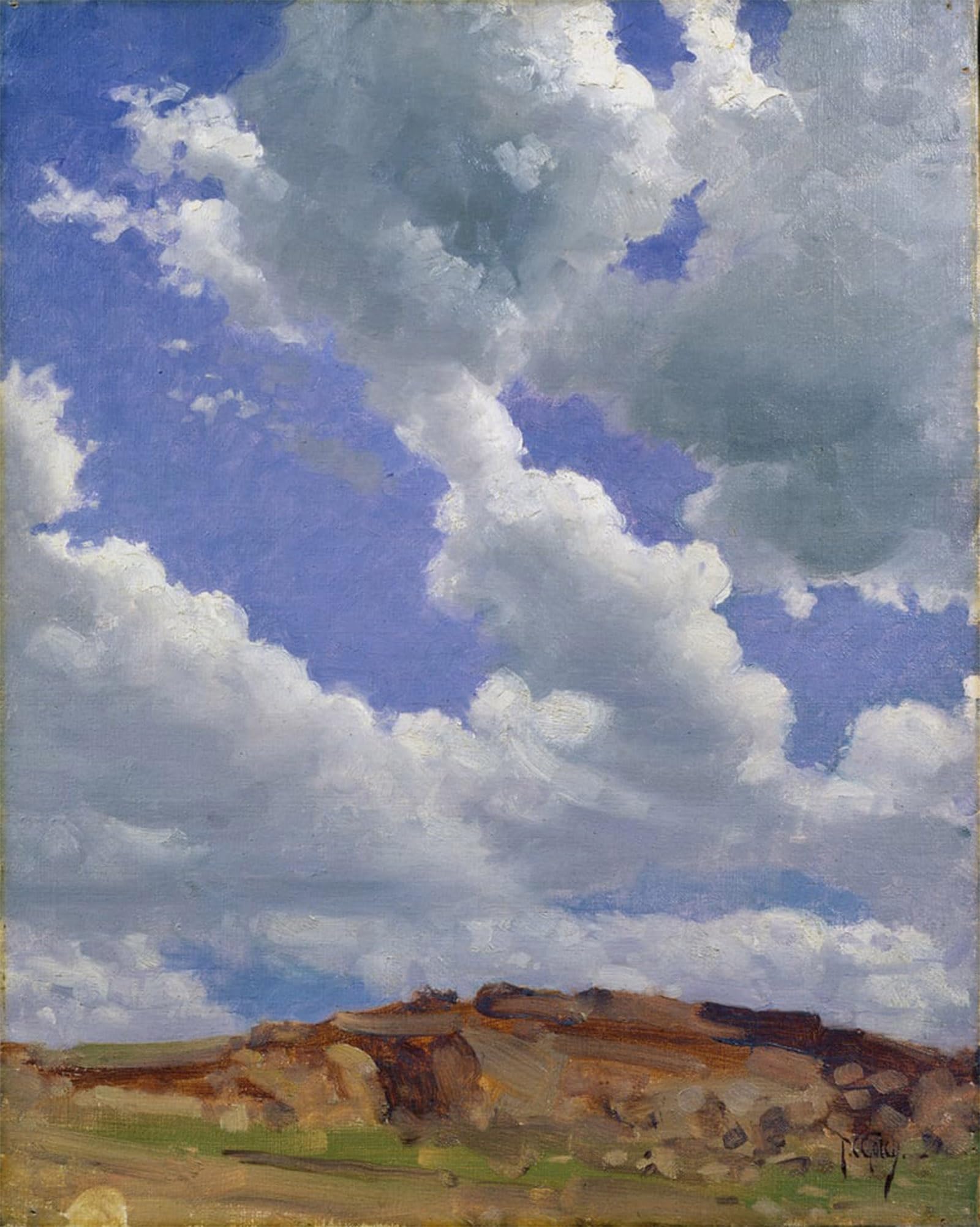 Tableaux peinture sur toile nuages impression image grand format 60x90 - 5