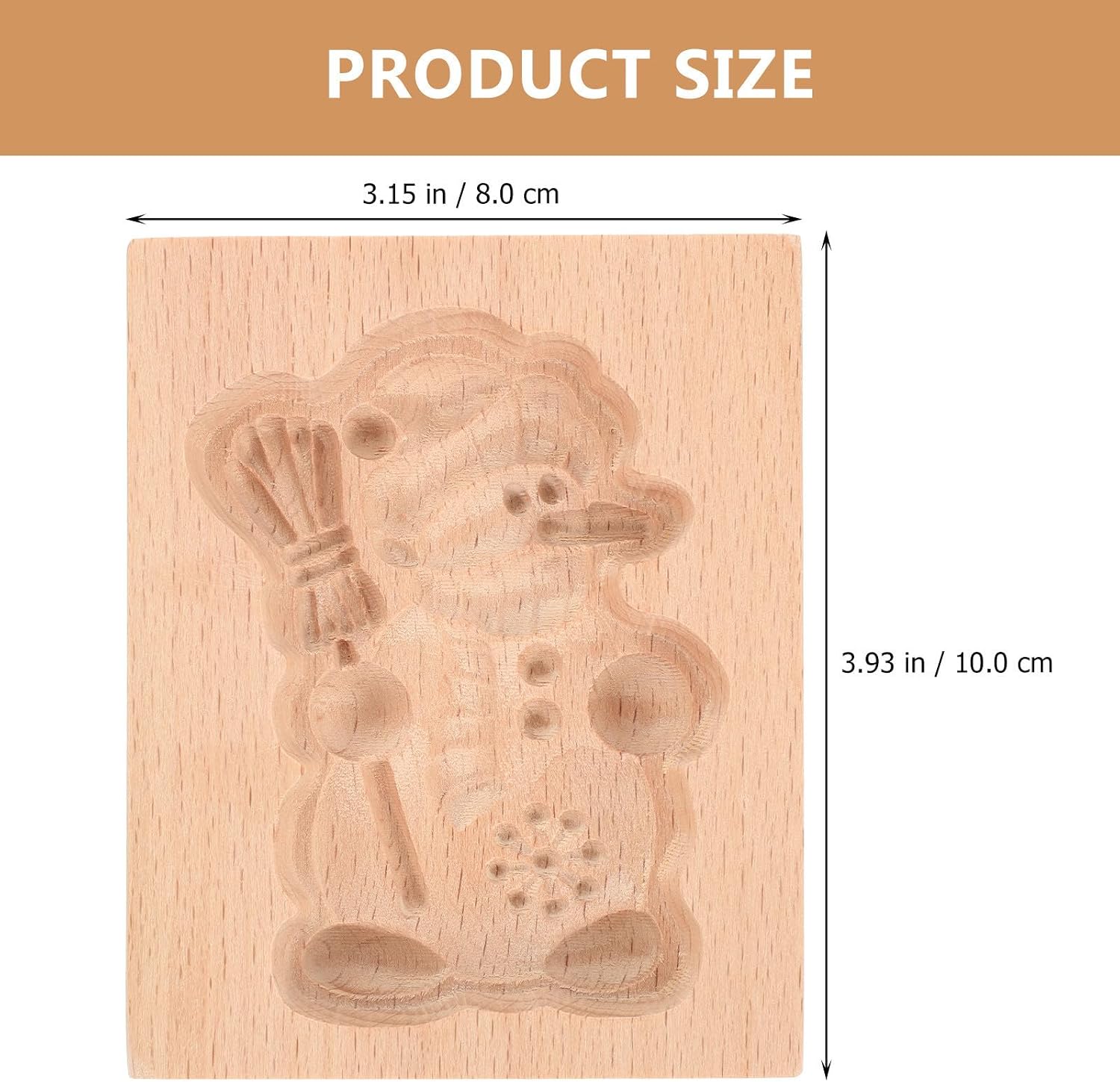 Wooden Cookie Mold 3d Press for Baking Decorative Cookies Halloween Season