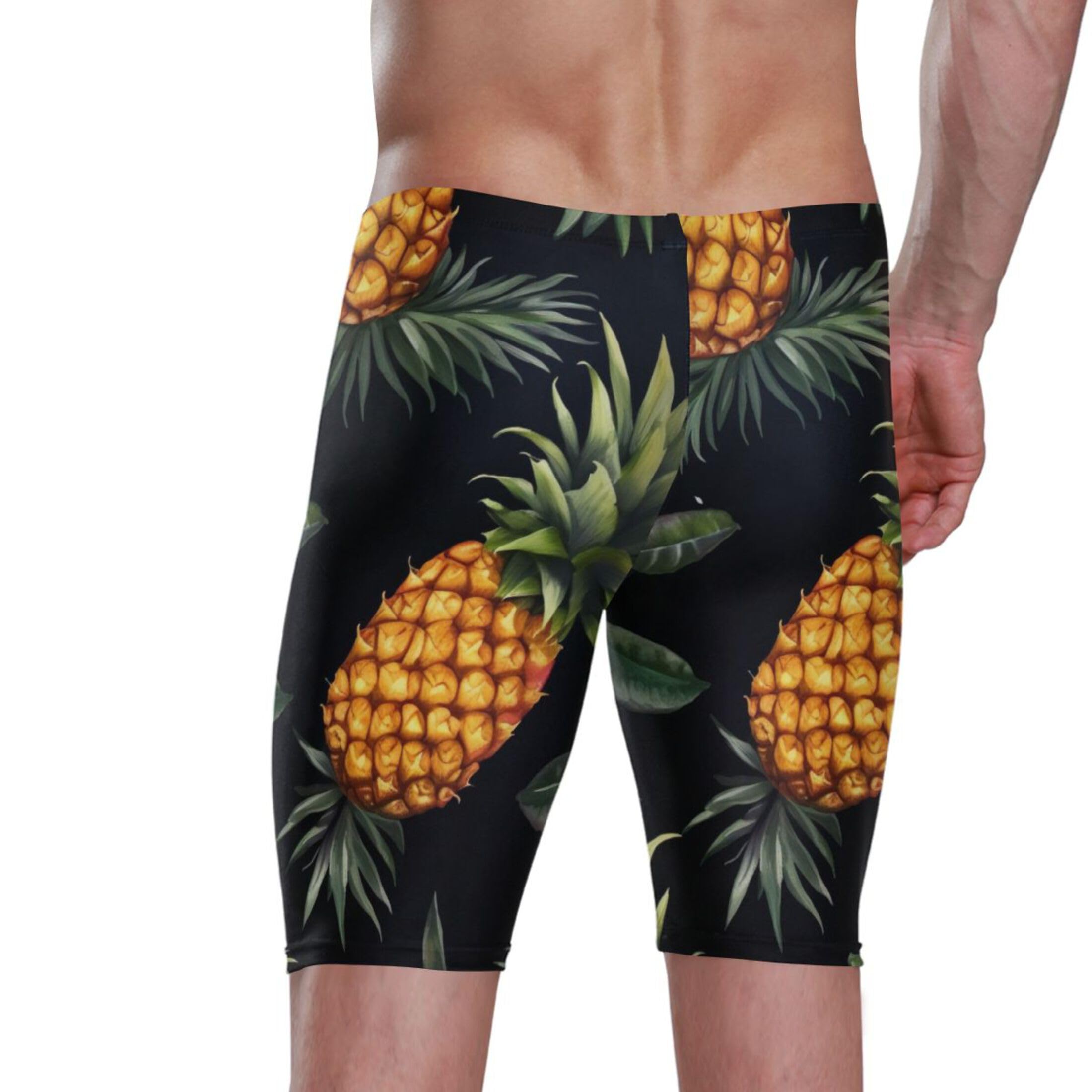 UMIRIKO Pineapple Fruit Men's Swim Jammers Swimsuit M B0400903