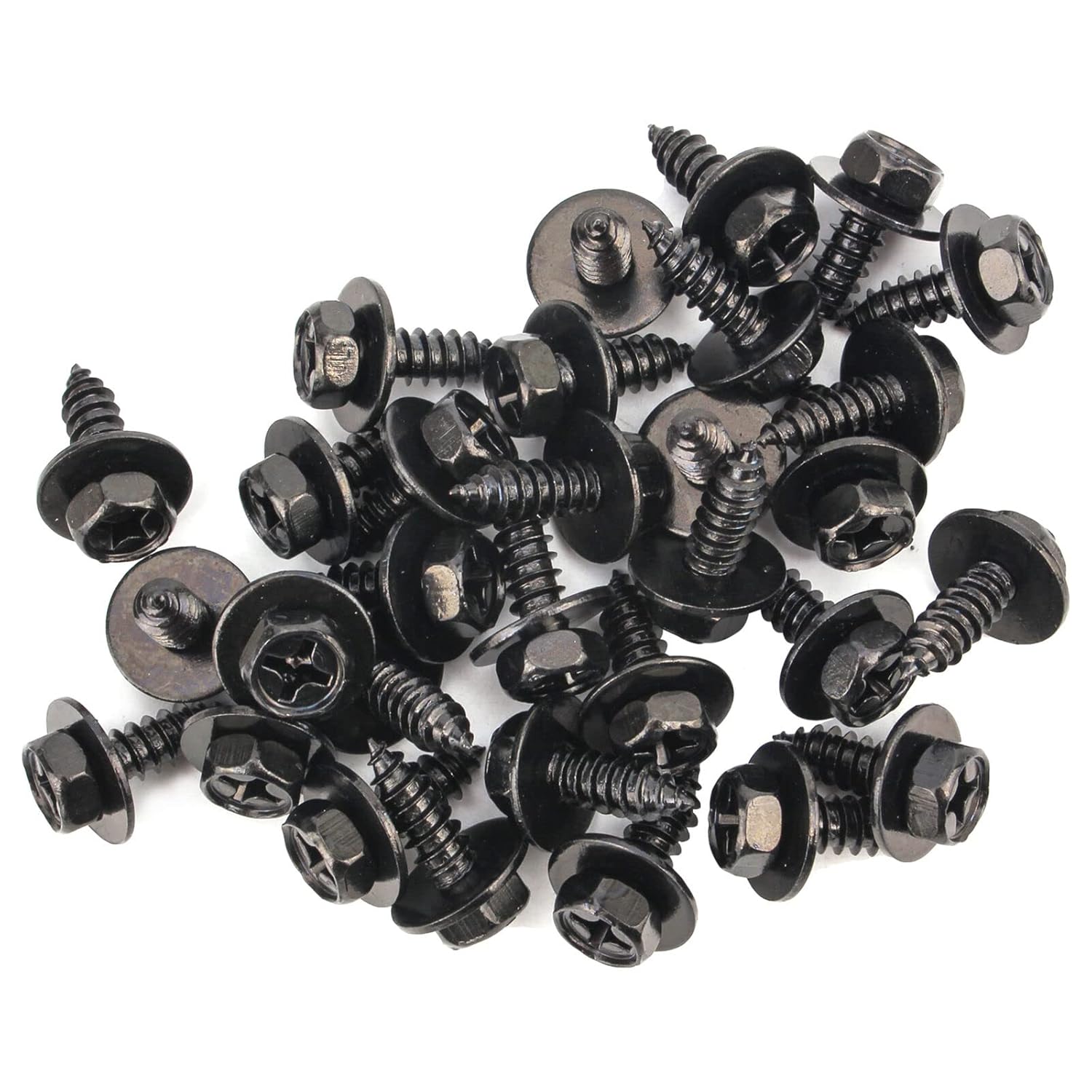 Set of 30 / 10mm Hex Head Screw Bolt 90159-60498 for Toyota for Lexus 710412506617 Model_TRD-RST-3483