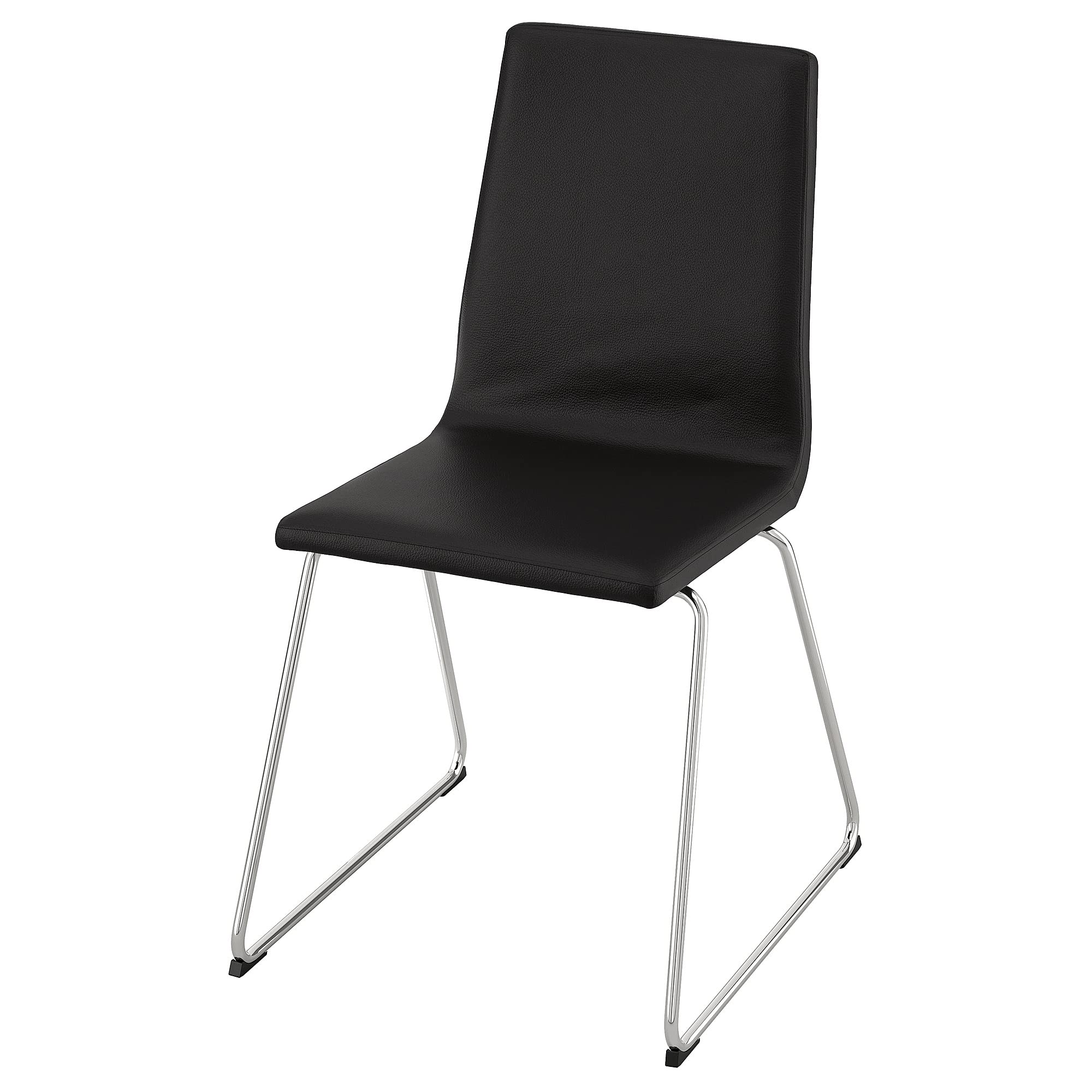 Chaise chromée Bomstad noir LILLÅNÄS ProTuning pour salle à manger